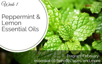 Peppermint and Lemon Essetial Oils